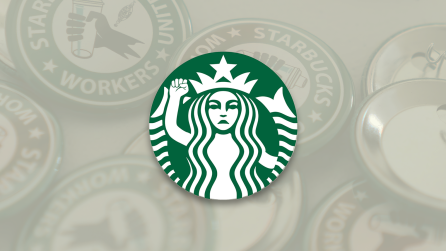 Starbucks Workers United logos